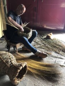 Eenden korf vlechten